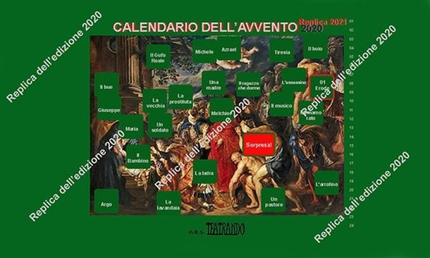 Ritorna il Calendario dell'Avvento!