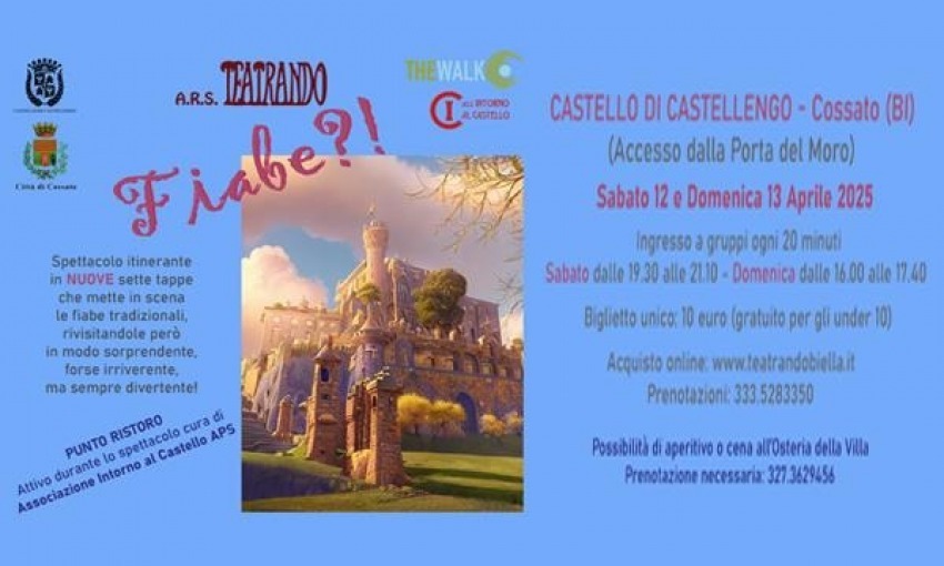 Fiabe rivisitate in modo sorprendente al Castello di Castellengo