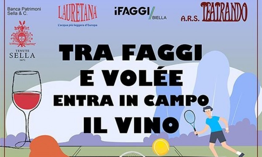 Si celebra il vino tra i campi da tennis del circolo 