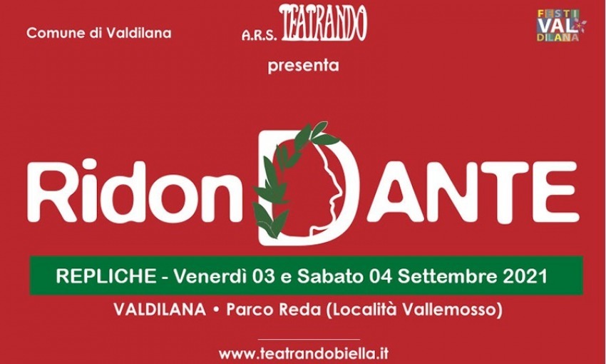 Teatrando di nuovo in scena con il suo omaggio a Dante